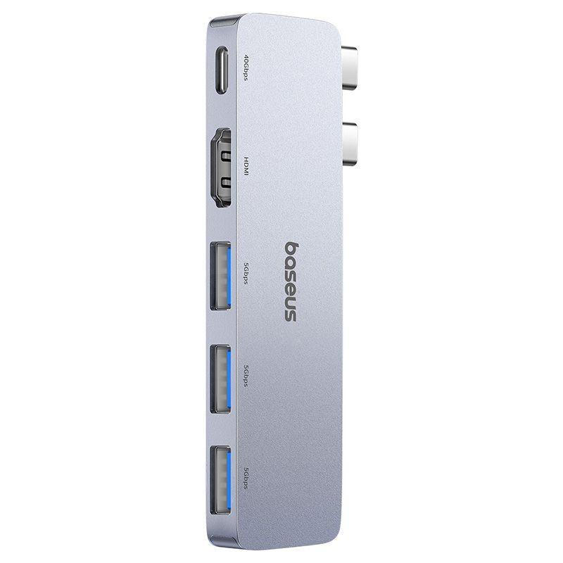 هاب 5 پورت USB-C بیسوس مدل UltraJoy Series BS-OH180 - تصویر 1