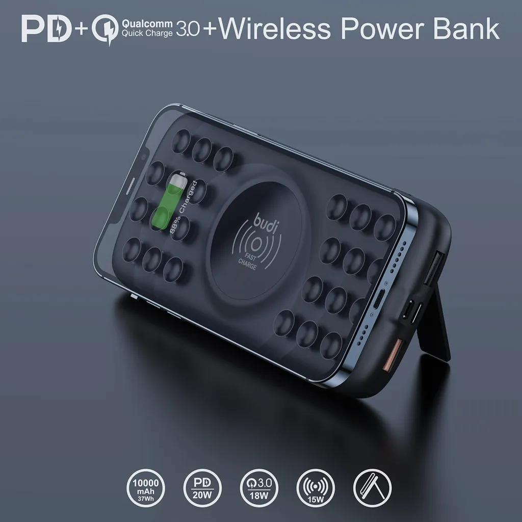 پاوربانک 20 وات بودی مدل PB099B ظرفیت 10000 میلی آمپر - تصویر 3