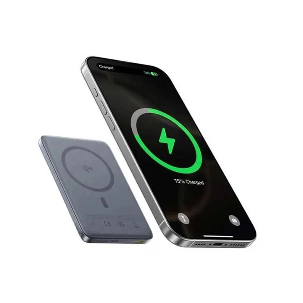 پاوربانک 27 وات بیسوس مدل PicoGo Ultra-Slim Qi2 ظرفیت 10000 میلیآمپرساعت - تصویر 7