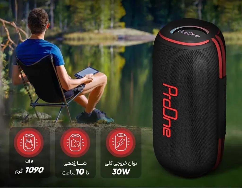 اسپیکر بلوتوثی قابل حمل پرووان مدل PSB4924 - تصویر 3