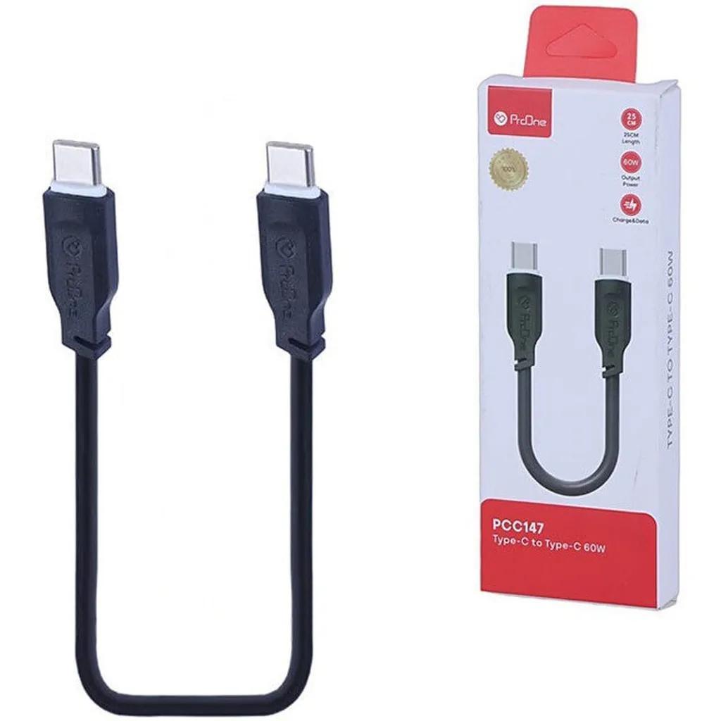 کابل USB-C پرووان مدل PCC136 طول 0.25 متر - تصویر 3