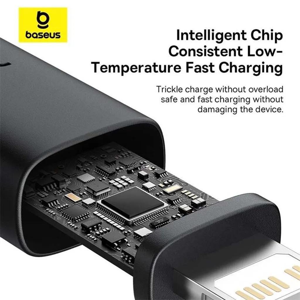 کابل تبدیل USB-C به لایتنینگ بیسوس مدل Dura Series 20W طول 1 متر - تصویر 3