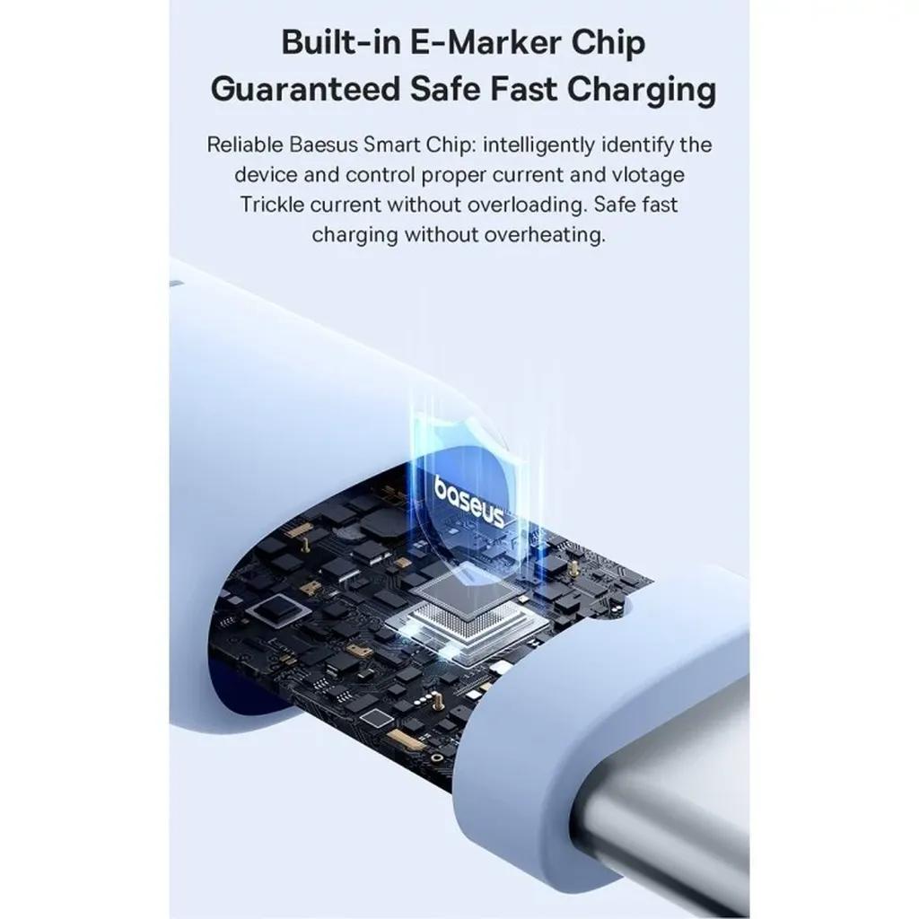 کابل USB-C بیسوس مدل Silky Series طول 1 متر - تصویر 12