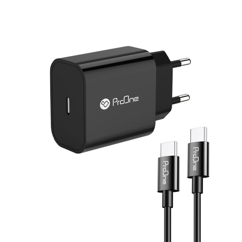 شارژر دیواری پرووان مدل PWC501 به همراه کابل USB-C - تصویر 1