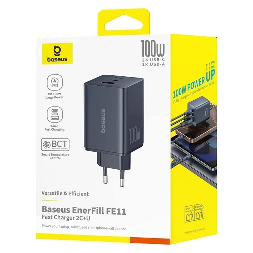 شارژر دیواری 100 وات بیسوس مدل EnerFill FE11 CCXFK100CE - تصویر 8