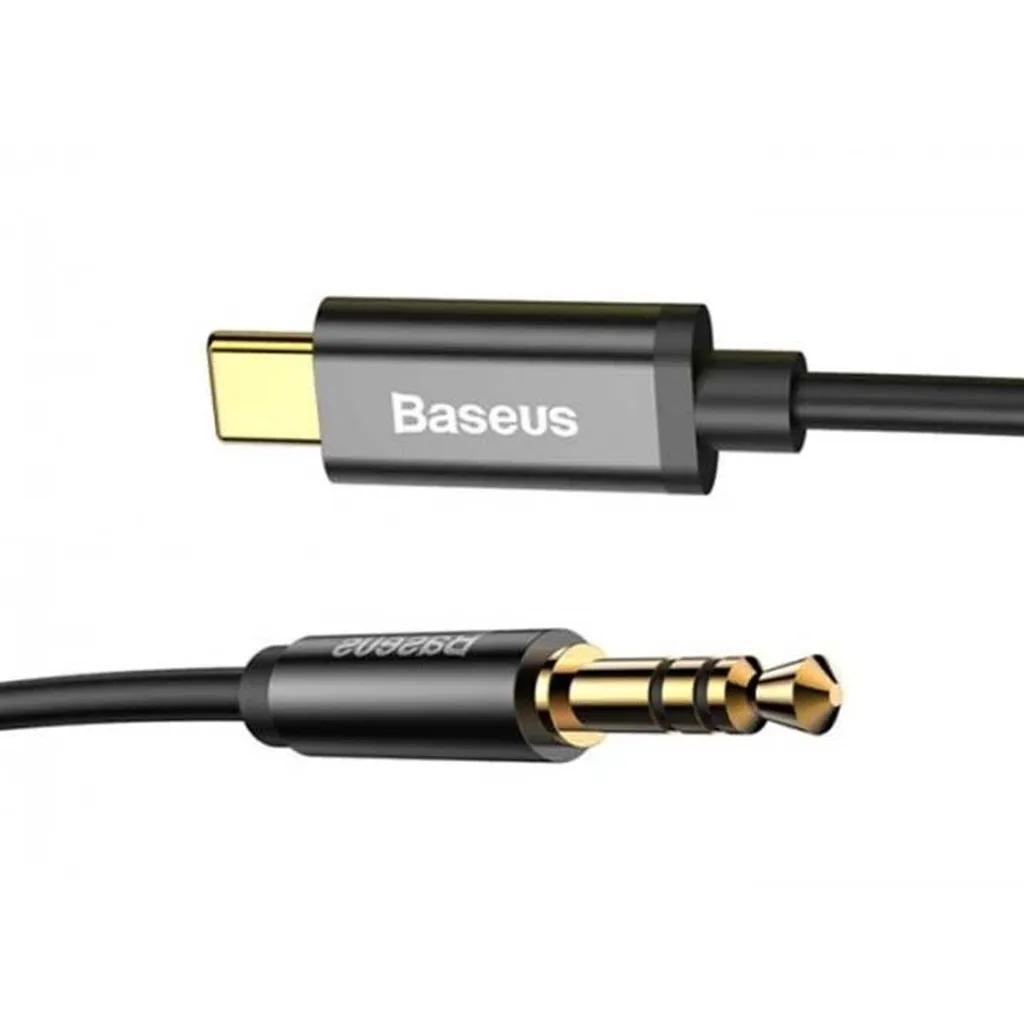 کابل تبدیل USB-C به AUX باسئوس مدل CAM01-M01-BA طول 1.2 متر - تصویر 10