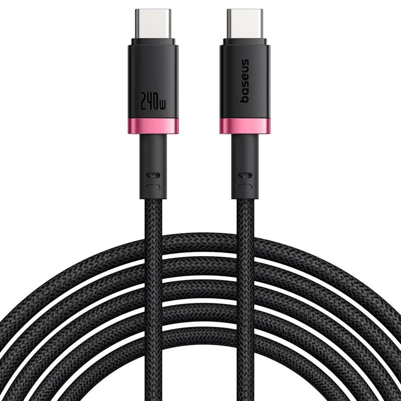 کابل تبدیل USB-C بیسوس مدل Dura Series 240W طول 1 متر - تصویر 1