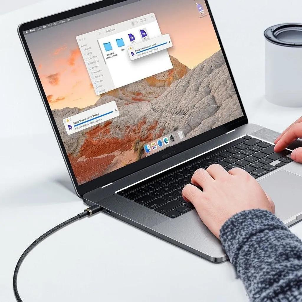 کابل تبدیل USB-C بیسوس مدل Dura Series 240W طول 1 متر - تصویر 4