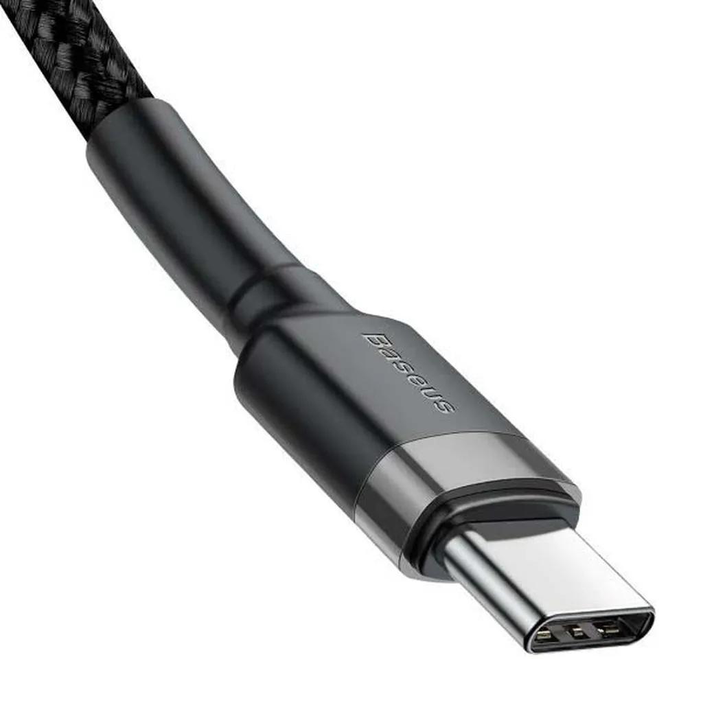 کابل تبدیل USB به USB-C باسئوس مدل Cafule طول 0.5 متر - تصویر 2