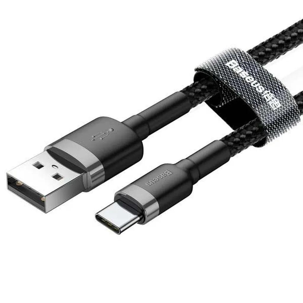 کابل تبدیل USB به USB-C باسئوس مدل Cafule طول 0.5 متر - تصویر 3