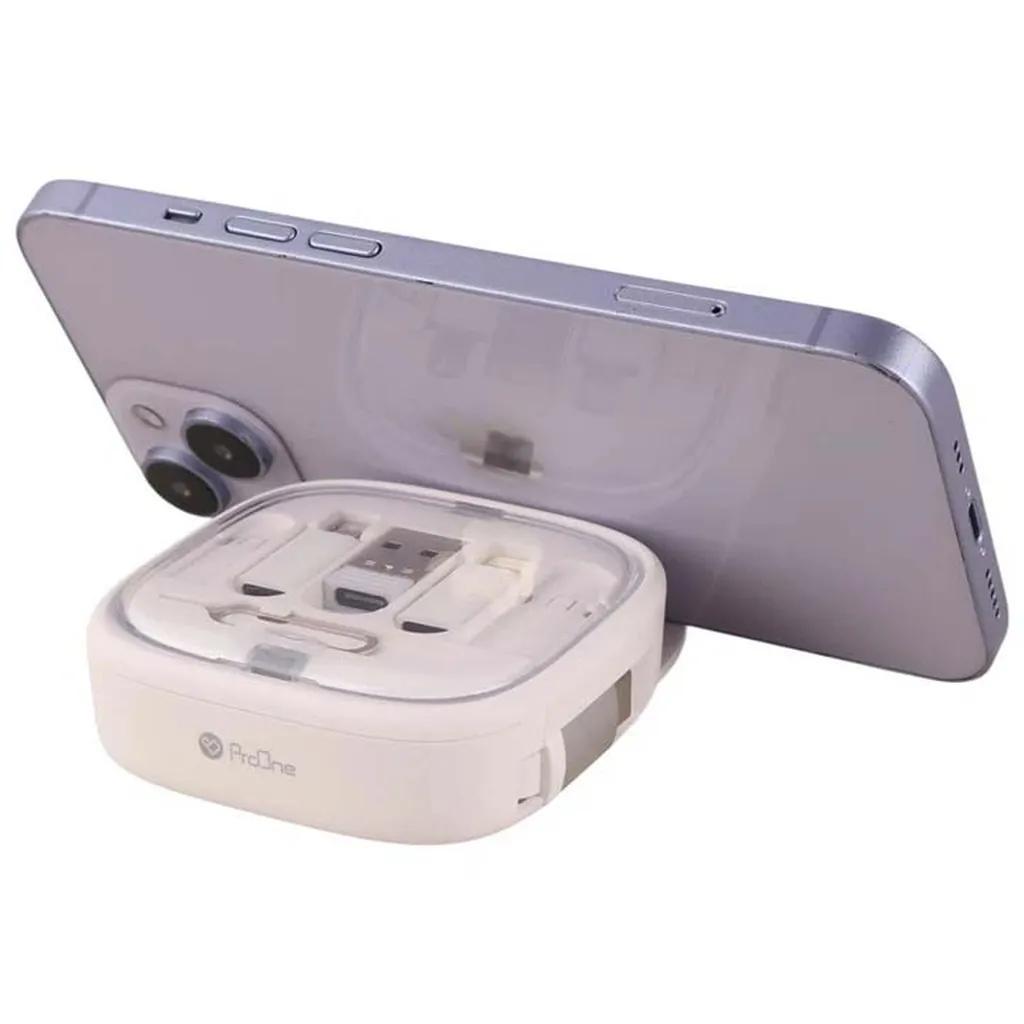 کابل تبدیل USB-C به USB-C / لایتنینگ / USB / microUSB پرووان مدل PCK003 طول 0.27 متر - تصویر 4