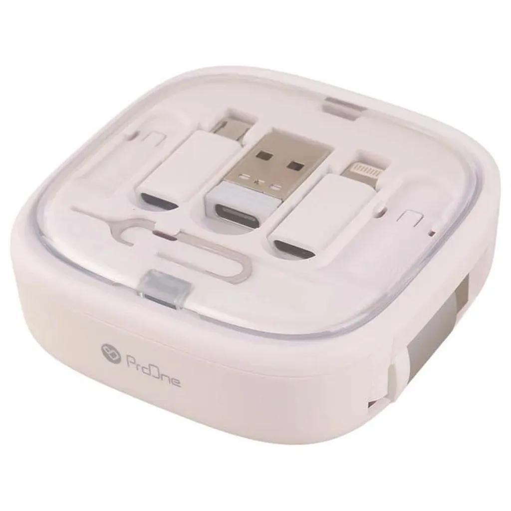 کابل تبدیل USB-C به USB-C / لایتنینگ / USB / microUSB پرووان مدل PCK003 طول 0.27 متر - تصویر 5