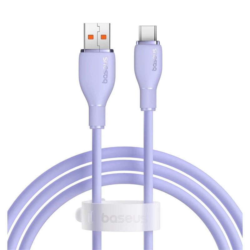 کابل تبدیل USB به USB-C بیسوس مدل Pudding Series P10355703511-B1 طول 1.2 متر - تصویر 1