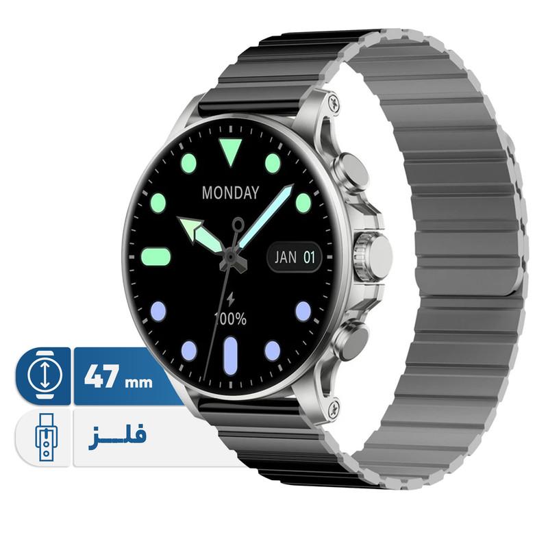 ساعت هوشمند گلوریمی مدل M2 MAX LTD دارای قابلیت های کنترل موسیقی (Music Player)، قابلیت مکالمه از طریق بلوتوث، قابلیت تغییر طرح ساعت یا تم، صفحه همیشه روشن (Always-on Display) بند سیلیکون - تصویر 1