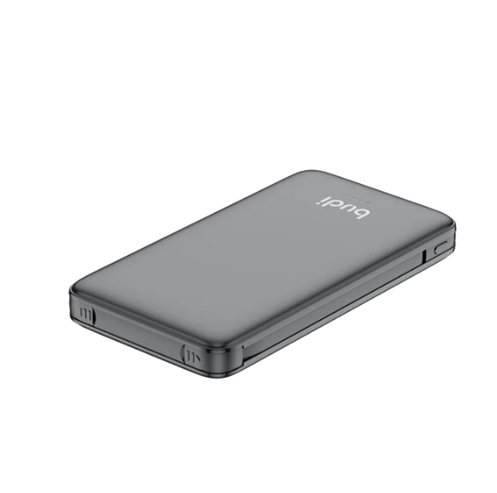 پاوربانک 22.5 وات بودی مدل PB823B ظرفیت 10000 میلیآمپرساعت به همراه 2 کابل USB-C و lightning - تصویر 2