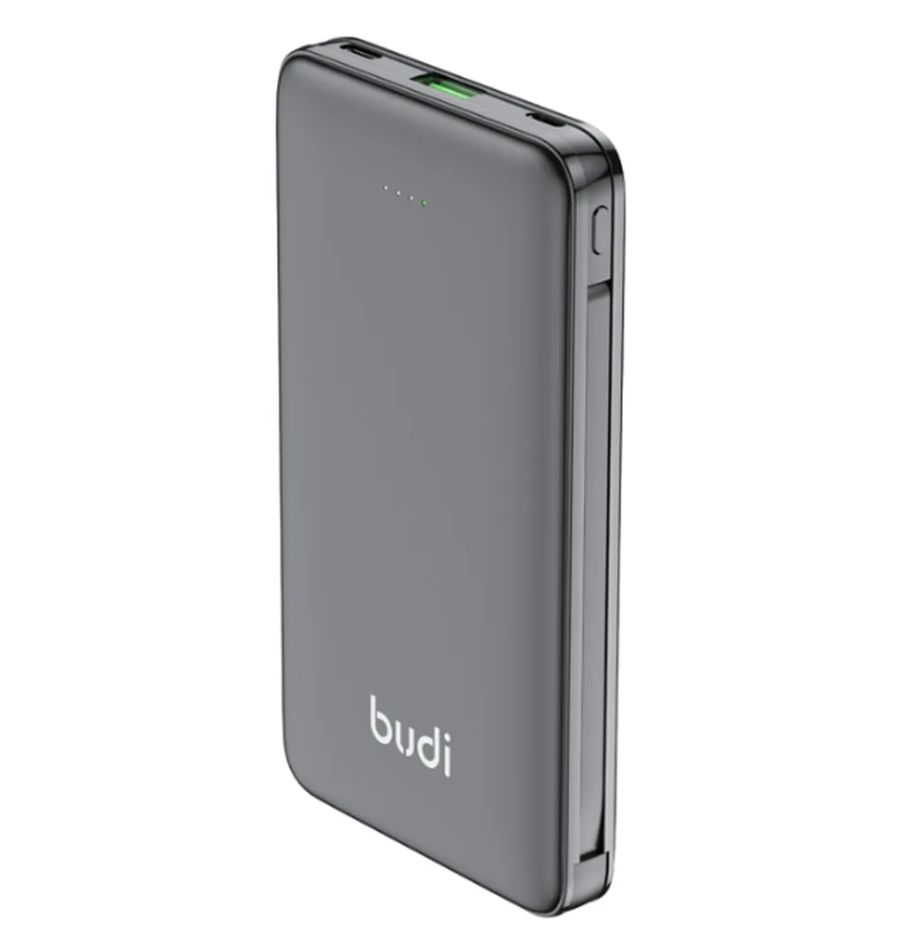 پاوربانک 22.5 وات بودی مدل PB823B ظرفیت 10000 میلیآمپرساعت به همراه 2 کابل USB-C و lightning - تصویر 6