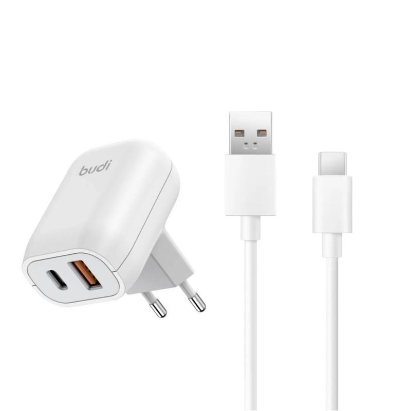 آداپتور شارژر 20 وات بودی مدل AC339VEW به همراه کابل تبدیل USB-C - تصویر 1
