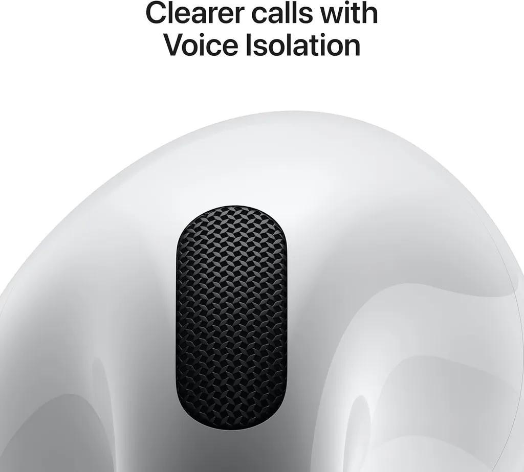 هدفون بلوتوثی اپل مدل AirPods 4 فاقد قابلیت نویز کنسلینگ، درگاه شارژ USB Type-C، شارژ بی سیم، با قابلیت اتصال به چند دستگاه، پشتیبانی از فرمان لمسی، نشانگر LED، پشتیبانی از دستیار صوتی، مقاوم در برابر آب - تصویر 11