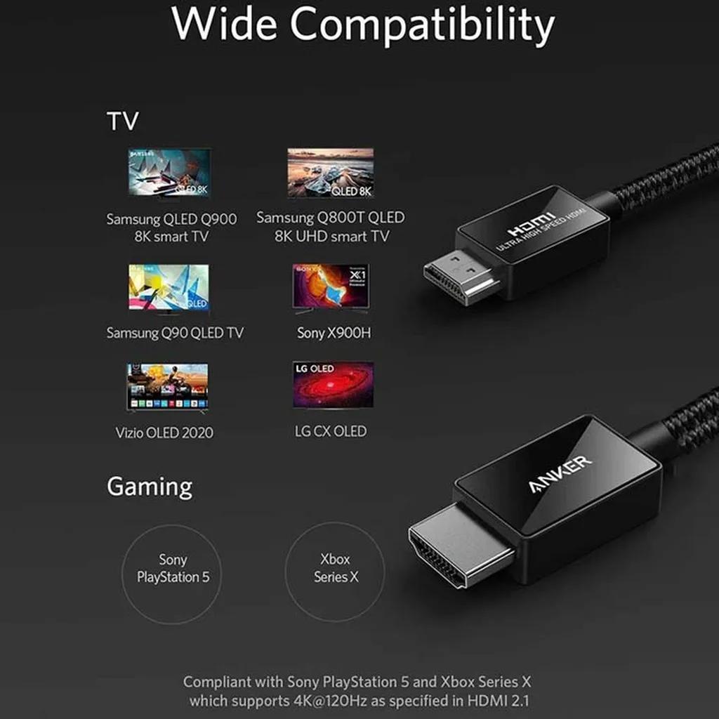 کابل تبدیل USB-C به HDMI انکر مدل Nano A87E0 طول 1.8 متر - تصویر 5