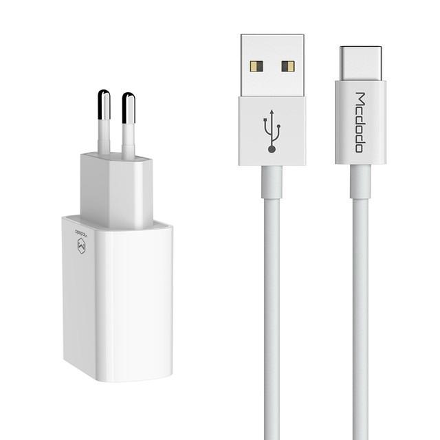 شارژر دیواری مک دودو مدل CH-6721 به همراه کابل تبدیل USB-C - تصویر 1