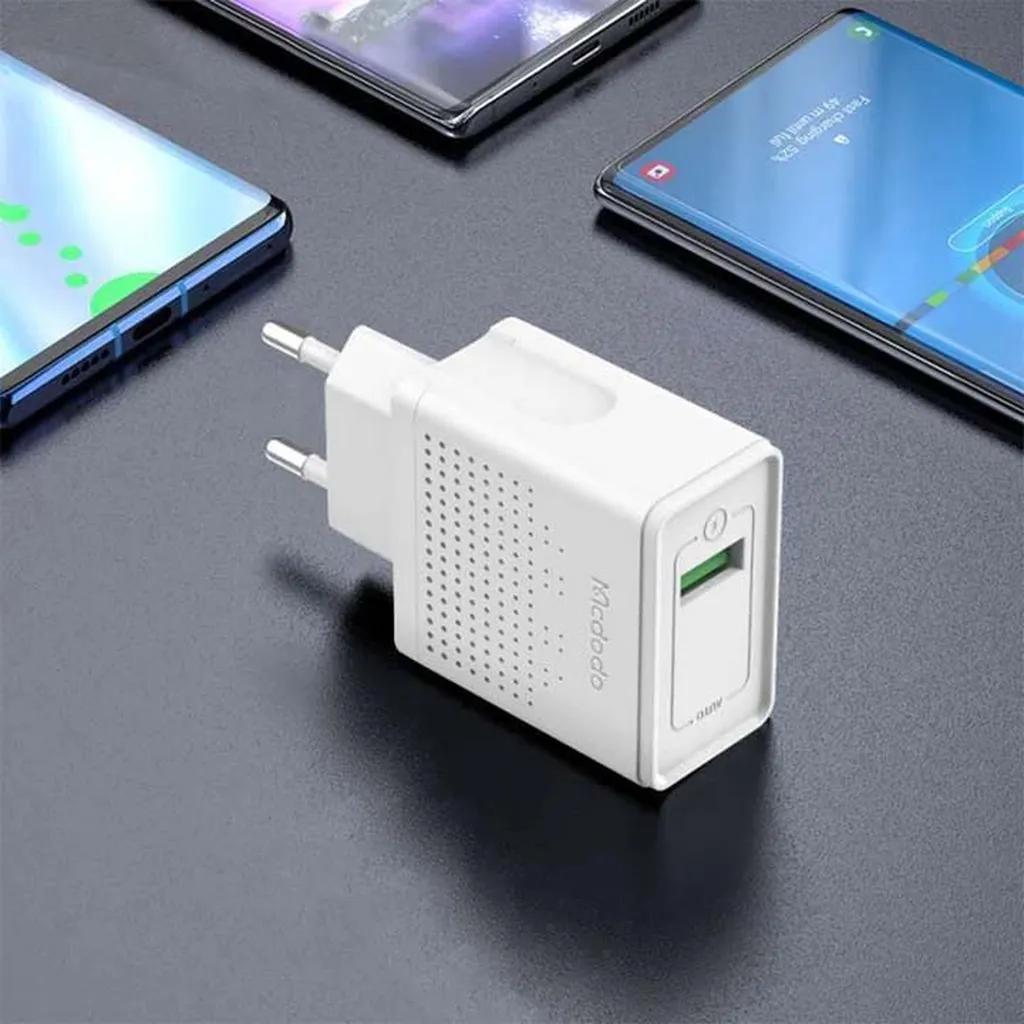 شارژر دیواری 18 وات مک دودو مدل CH-5750 به همراه کابل تبدیل USB-C - تصویر 5