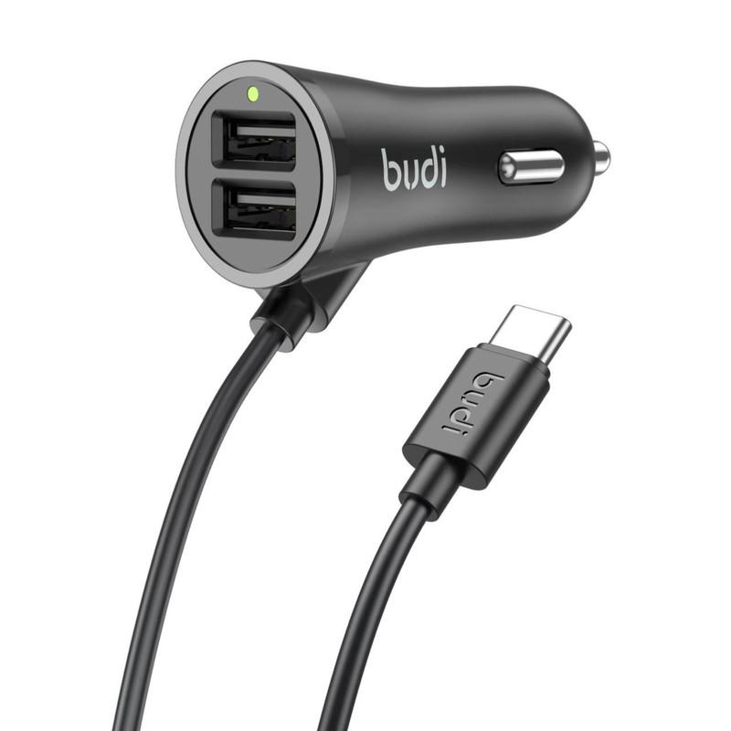 شارژر فندکی 17وات بودی مدل CC068TB1 به همراه کابل USB-C - تصویر 1