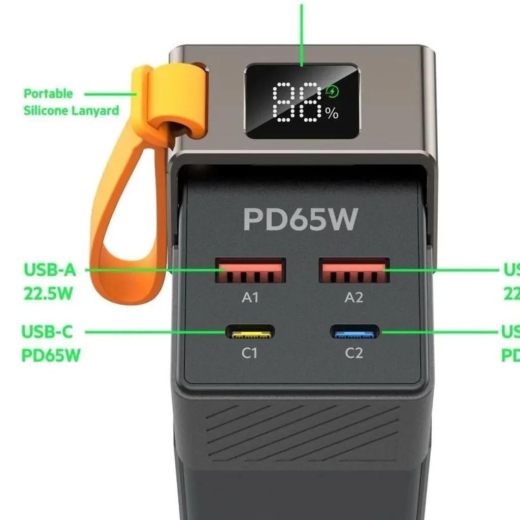 پاوربانک 65 وات بودی مدل PB810B ظرفیت 30000 میلیآمپرساعت - تصویر 2