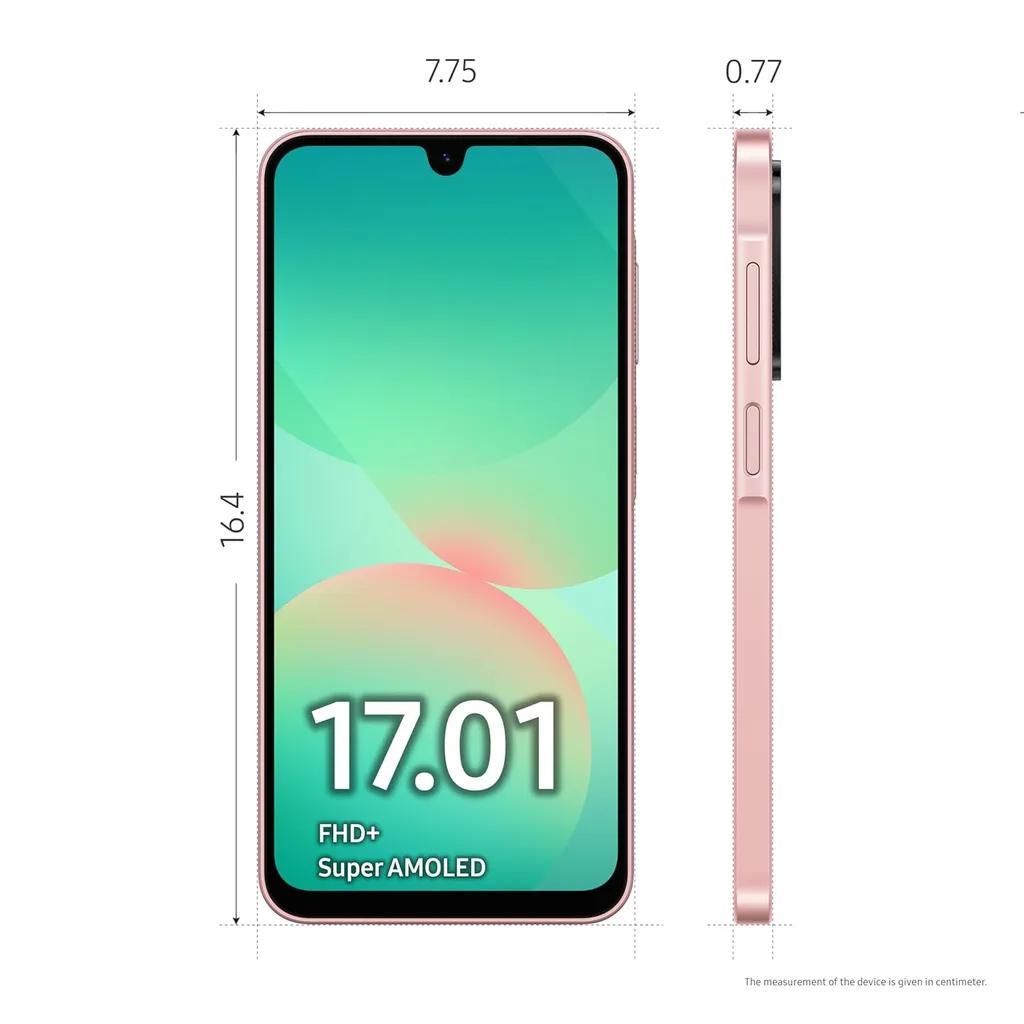 گوشی موبایل سامسونگ مدل Galaxy A26 دو سیم کارت ظرفیت 256 گیگابایت و رم 8 گیگابایت - ویتنام - به همراه شارژر 25 وات سامسونگ - تصویر 3