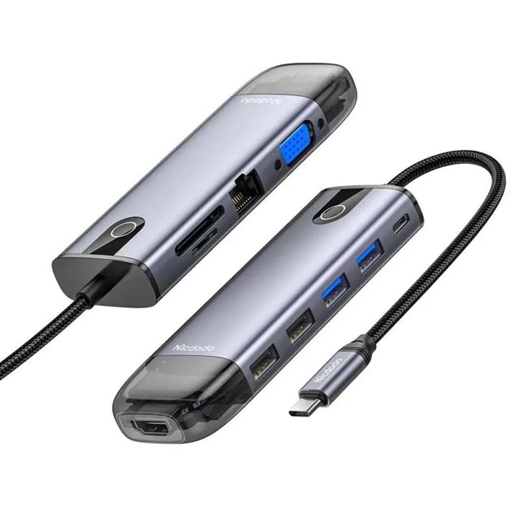 هاب 10 پورت USB-C مک دودو مدل HU-7420 - تصویر 6