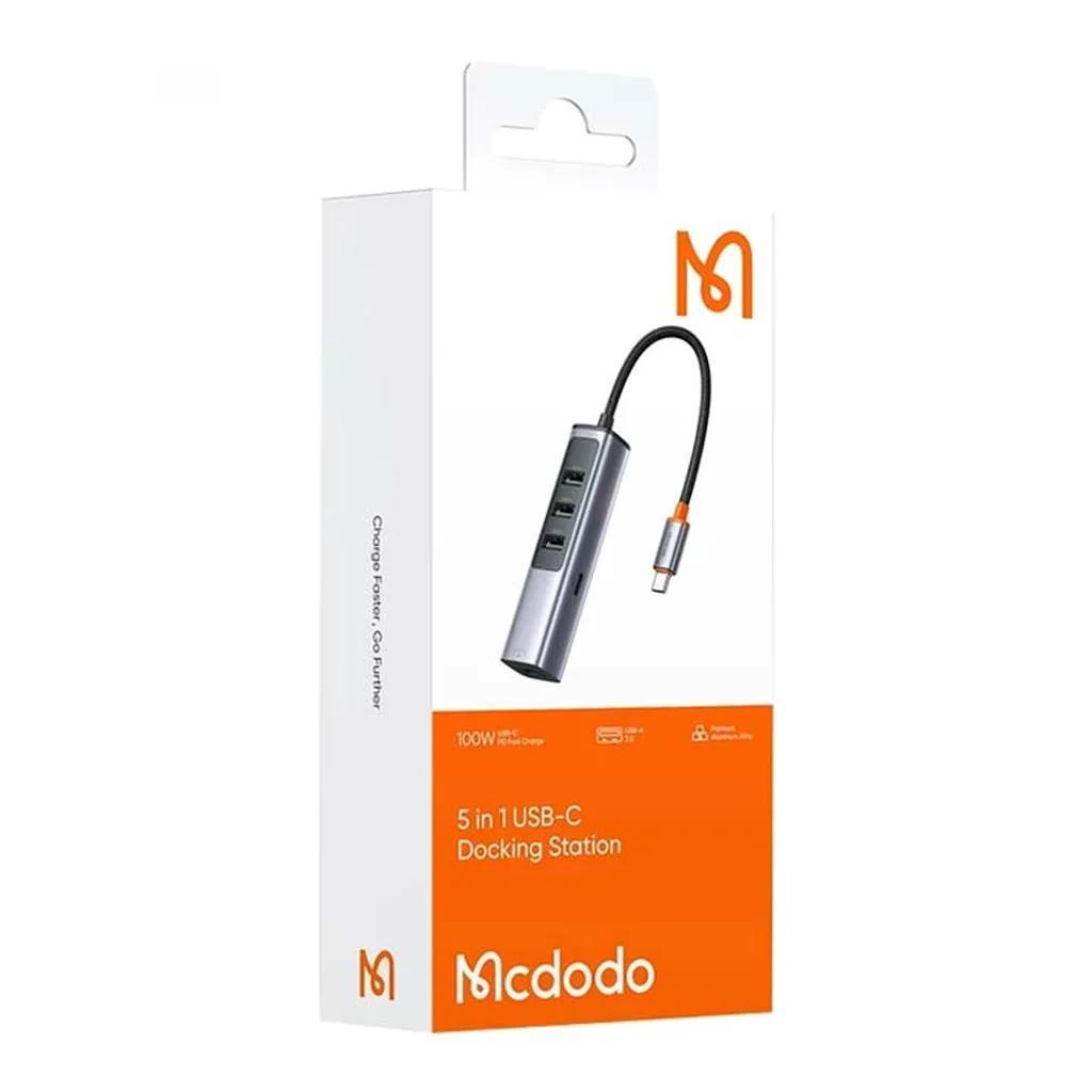 هاب 5 پورت USB-C مک دودو مدل HU-1120 - تصویر 2
