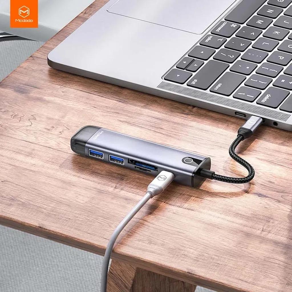 هاب 6 پورت USB-C مک دودو مدل MC-HU-7740 - تصویر 3
