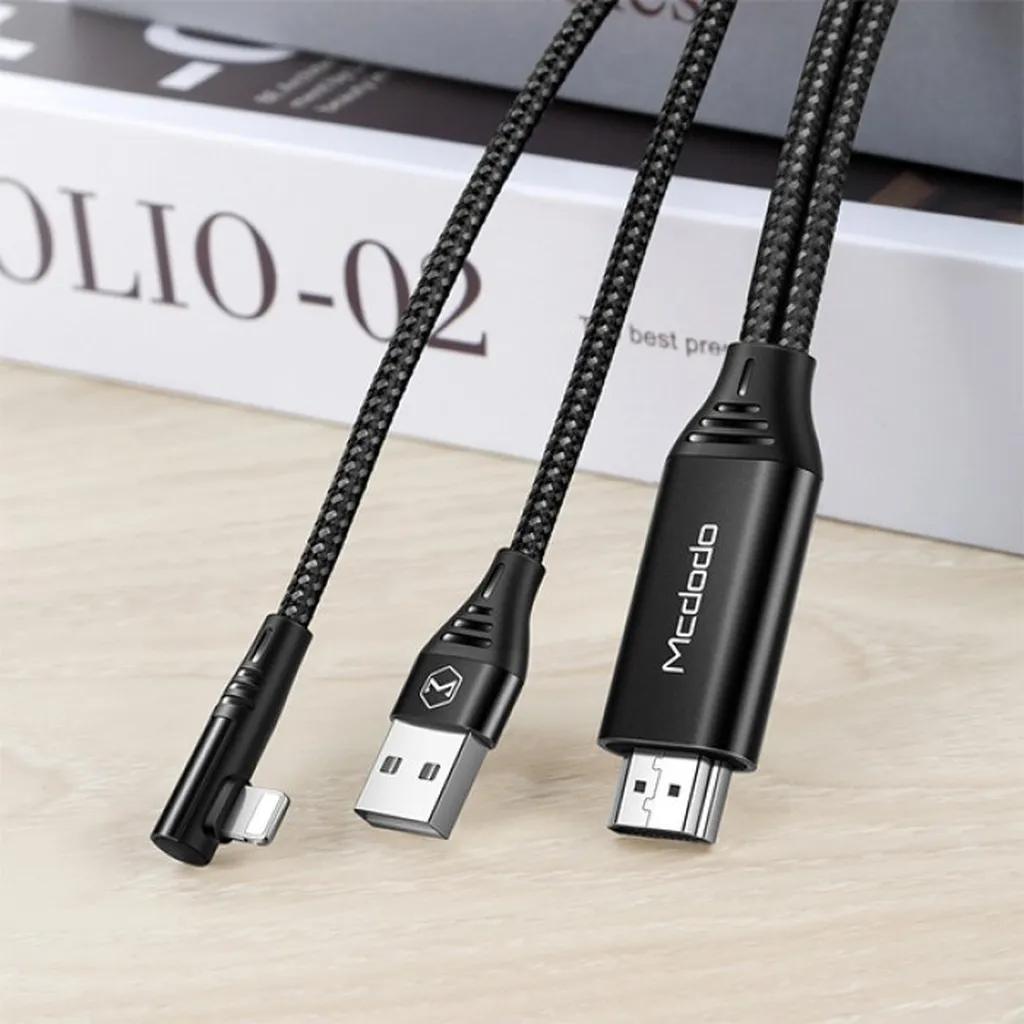 کابل تبدیل لایتنینگ به HDMI مک دودو مدل CA-6400 طول 2 متر - تصویر 7
