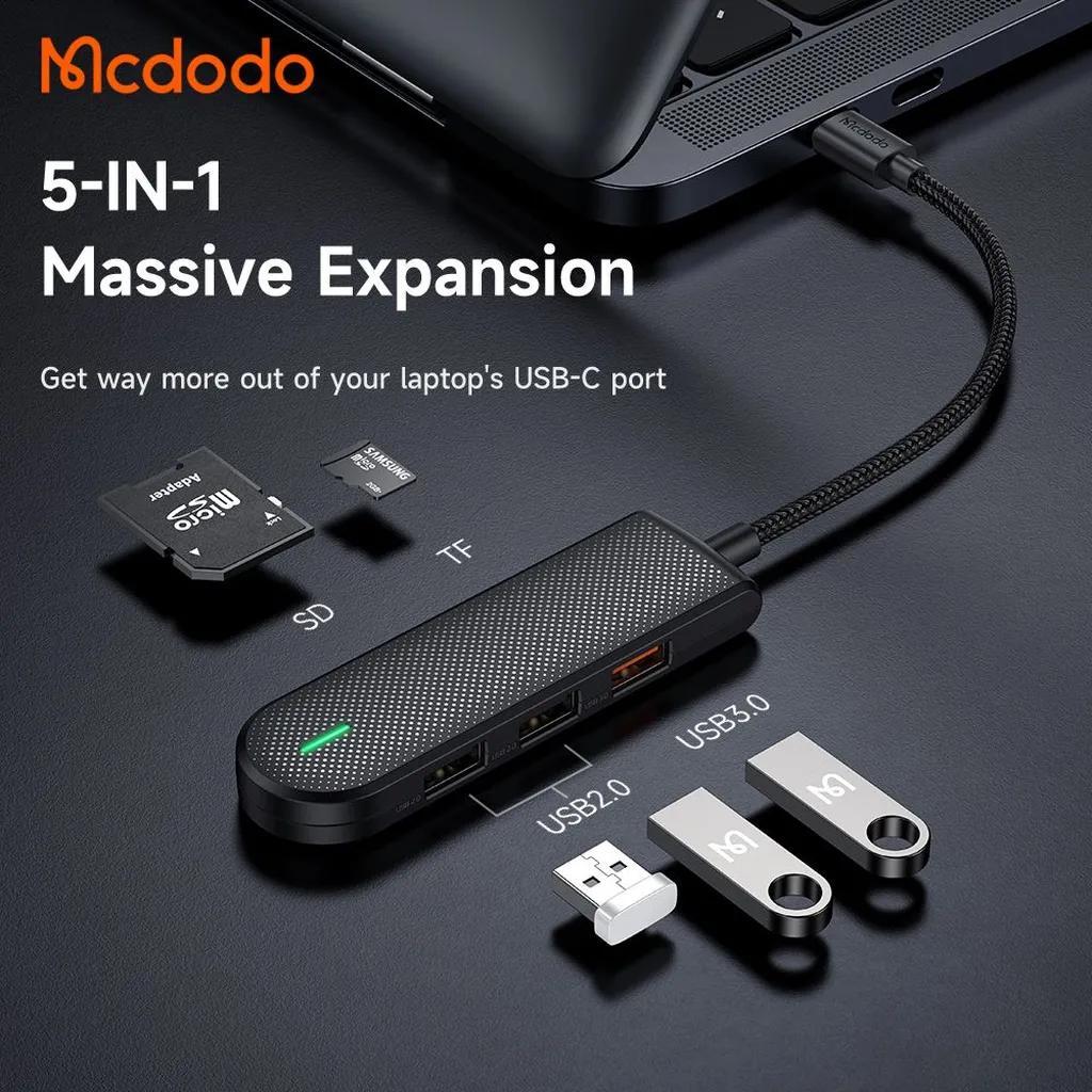 هاب 5 پورت USB-C مک دودو مدل HU-1430 - تصویر 4