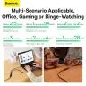 کابل 1 به 2 USB-C باسئوس مدل ONE FOR TWO طول 1.5 متر - بندانگشتی 5