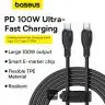 کابل تبدیل USB-C به USB-C باسئوس مدل CATYS-100W طول 1 متر - بندانگشتی 11