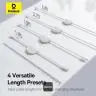 کابل تبدیل USB-C باسئوس مدل CAJY000601 طول 1.2 متر - بندانگشتی 21
