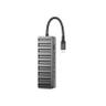 هاب 4 پورت USB-C پرووان مدل PHU554 - بندانگشتی 1