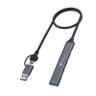 هاب 4 پورت USB پرووان مدل PHU590 - بندانگشتی 1