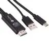 کابل تبدیل USB-C به USB-C پرووان مدل  60W-PCC112 طول 1 متر - بندانگشتی 3