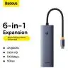 هاب 6پورت USB3.0 بیسوس مدل B00052807813-01 - بندانگشتی 12
