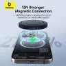 شارژر بی سیم باسئوس مدل Simple Mini Magnetic Wireless Charger WX01-JKF - بندانگشتی 8