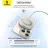 شارژر بی سیم باسئوس مدل Simple Mini Magnetic Wireless Charger WX01-JKF - بندانگشتی 17