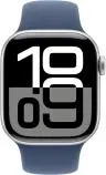 ساعت هوشمند 46 میلی‌متری اپل مدل Series 10 Aluminum با بند سیلیکونی - بندانگشتی 9