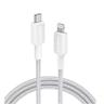 کابل تبدیل USB-C به لایتنینگ انکر مدل A81B5 طول 0.9 متر - بندانگشتی 1
