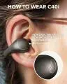 هدفون بلوتوثی انکر مدل  SoundCore C40i - بندانگشتی 4