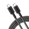 کابل تبدیل USB-C به USB-C انکر مدل A81D6 طول 1.8 متر با توان 240 وات - بندانگشتی 1