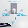 شارژر دیواری 20 وات انکر مدل B2348 به همراه کابل USB-C به طول 1.5 متر	 - بندانگشتی 6