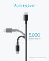 کابل تبدیل USB-C به USB-C انکر مدل Nylon A8752 طول یک متر - بندانگشتی 2