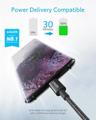 کابل تبدیل USB-C به USB-C انکر مدل Nylon A8753 طول 1.8 متر - بندانگشتی 3