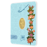شمش طلای 24 عیار گل رز 0.350 گرم - بندانگشتی 3